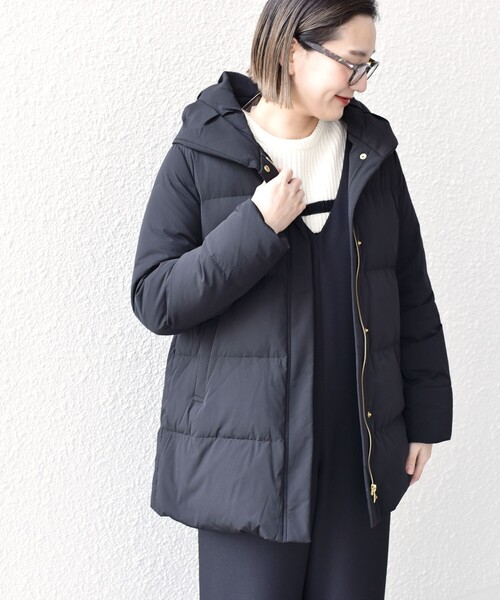 セール】*〈手洗い可能〉ショールカラー ミディ ダウン ◇（ダウン