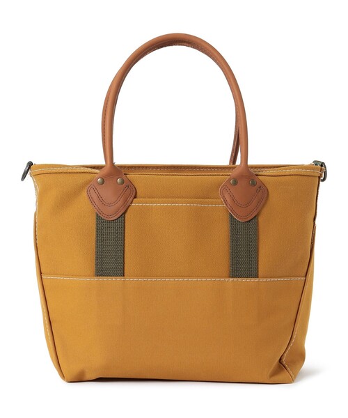 L.L.Bean / 別注 Deep Bottom Leather Handle Zip Tote M（トート