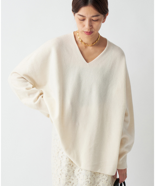 IENA（イエナ）の「Fine ニュージーウール ニュアンス Vプルオーバー