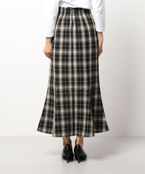LOWRYS FARM（ローリーズファーム）の「チェックマーメイドスカート