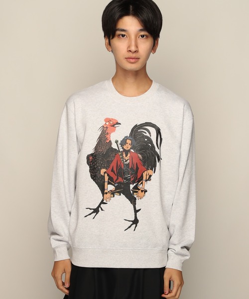 SAMURAI CHAMPLOO】サムライチャンプルー ゲームコック クルーネック