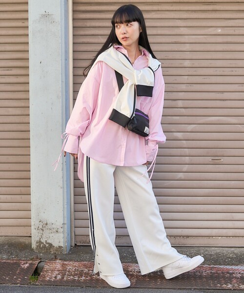 FREAK'S STORE（フリークスストア）の「袖リボン ビッグシャツ（シャツ