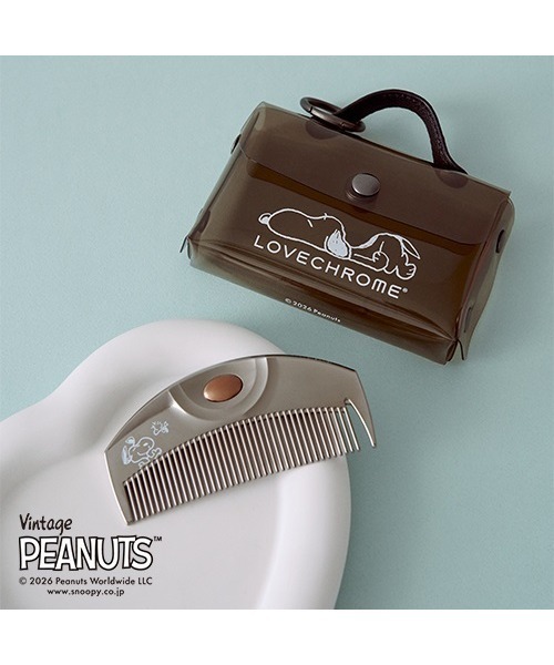 LOVECHROME / ＜PEANUTS＞（R）PGツキ プレミアムブラック バッグ