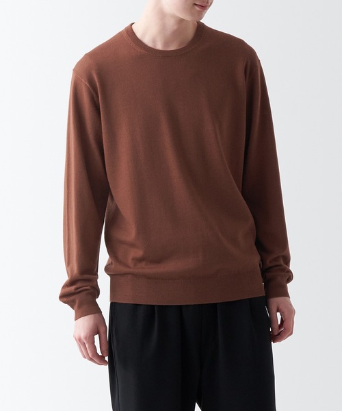 無印良品（ムジルシリョウヒン）の「洗えるウールハイゲージクルー