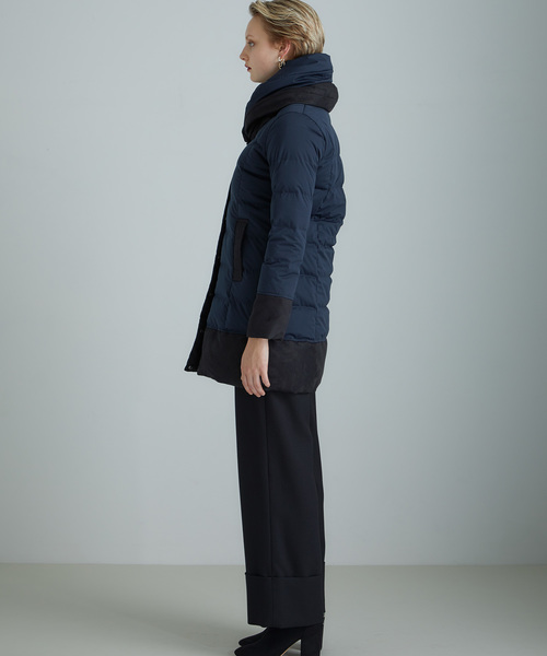 YOSOOU(ヨソオウ)】ツーピースカラーダウンコート YO912012（ダウン