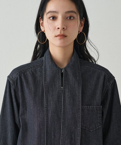 セール】デニムボウタイブラウス（シャツ/ブラウス）｜LOUNGEDRESS