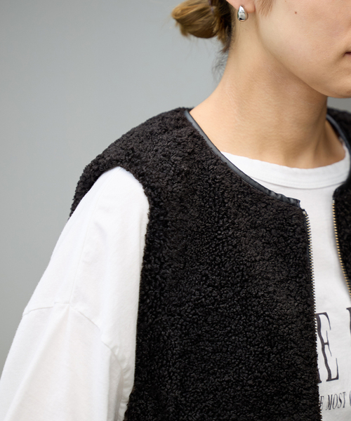 FRAMeWORK（フレームワーク）の「≪追加≫ボアベスト（ベスト）」 - WEAR