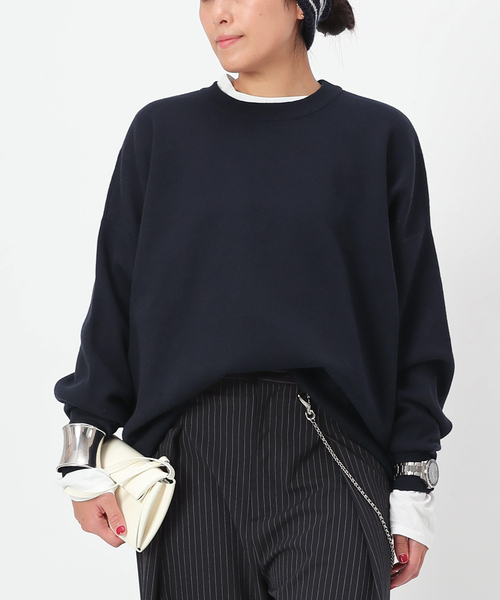 コットンカシミヤリラックスプルオーバー（ニット/セーター