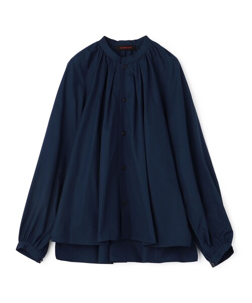 caban（キャバン）の「ハイカウントブロード ギャザーブラウス（シャツ