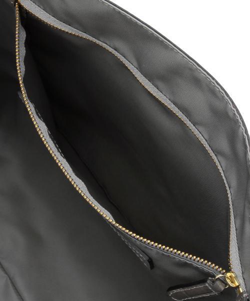 フェリージ 11-91 クロコ型押し ブラウン レザー トートバッグ