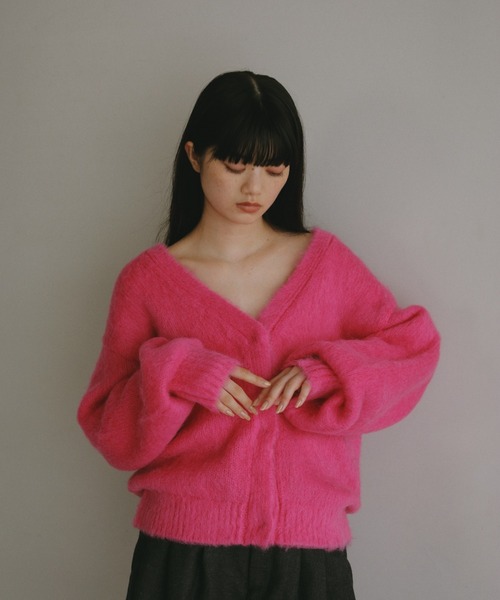 CASA FLINE（カーサフライン）の「モヘアニットカーディガン