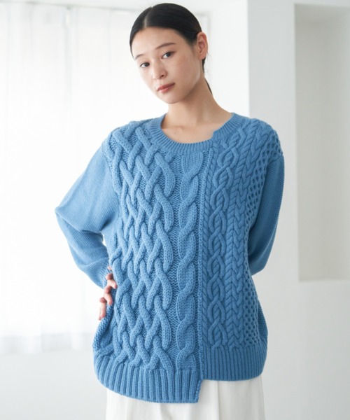 ZUCCa（ズッカ）の「アランニット/ニットプルオーバー（ニット