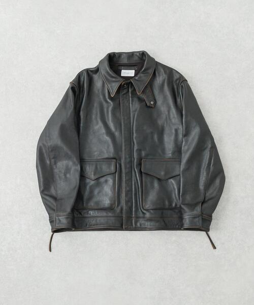 new basic COW LEATHER TYPE A-2 JACKET（その他アウター）｜URBAN