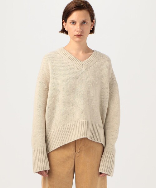 GALERIE VIE（ギャルリー ヴィー）の「ファインウール Vネックプル