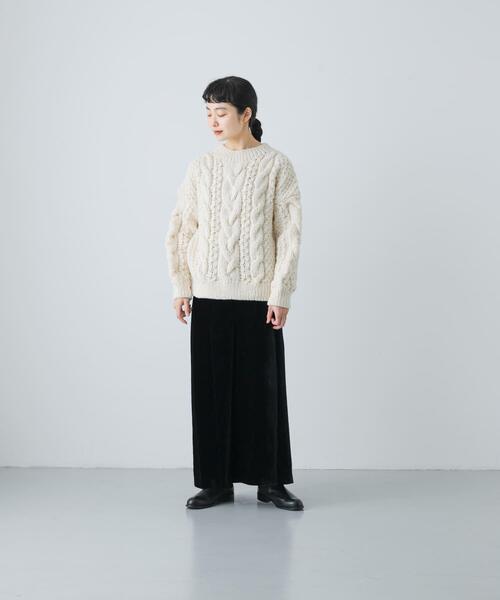 かぐれ（カグレ）の「ペルーアランクルーネックニット（ニット