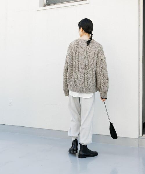 かぐれ（カグレ）の「ペルーアランクルーネックニット（ニット