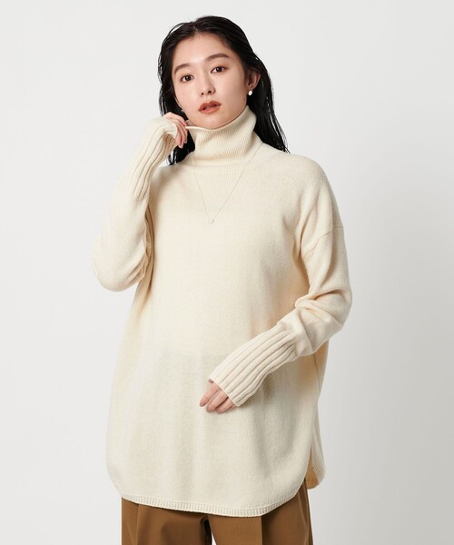 MARW UNITED ARROWS＞ルーズ タートルネック ニット（ニット/セーター