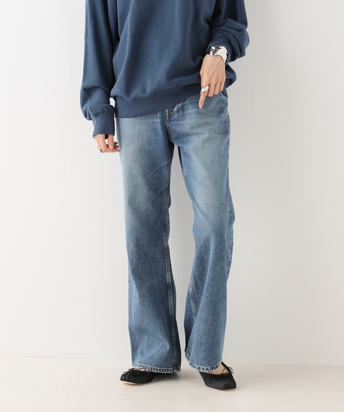 plage（プラージュ）の「Semi Flared デニムパンツ（デニムパンツ