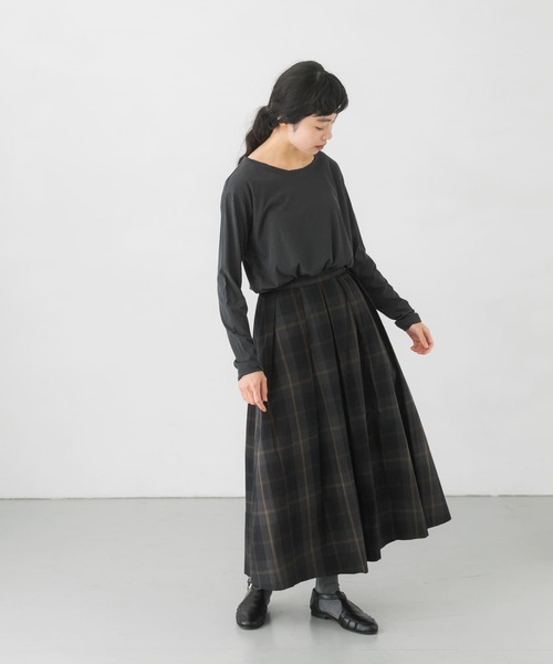 かぐれ（カグレ）の「ビッグチェックタックスカート（スカート）」 - WEAR
