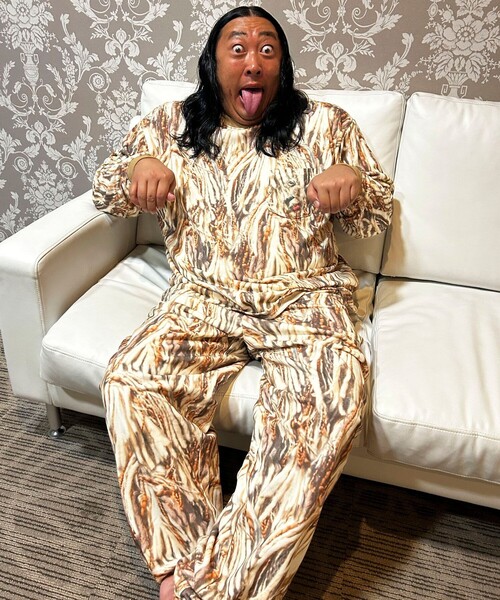 セール】ロルフくん ルームウェア 長袖セットアップ/裏毛/ナップサック