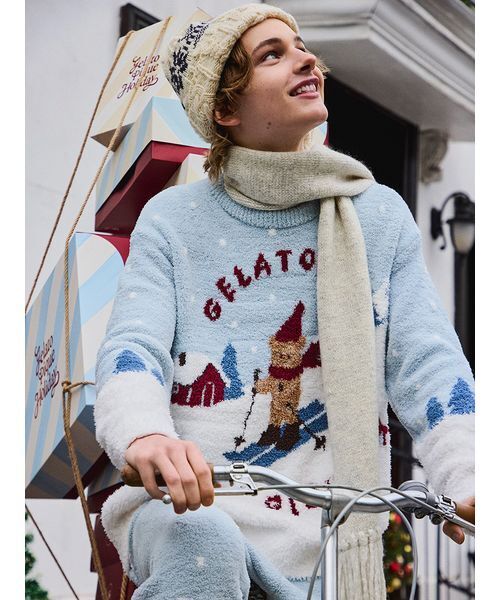 gelato pique（ジェラートピケ）の「【HOLIDAY】【HOMME】スキーベア