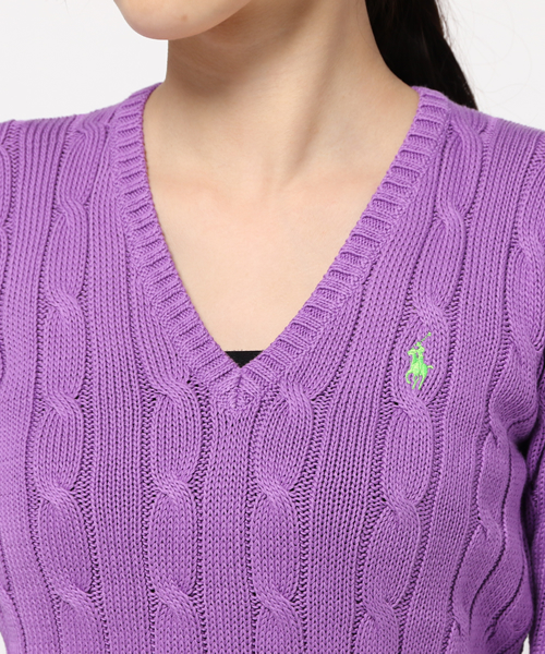 POLO RALPH LAUREN（ポロ ラルフ ローレン）の「ケーブルニット V