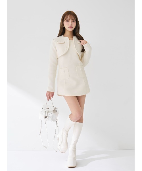 キルティングビジューミニリュック（バックパック/リュック）｜Darich