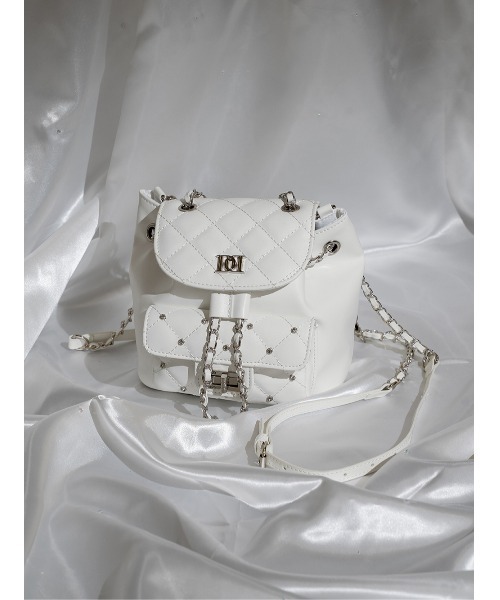 キルティングビジューミニリュック（バックパック/リュック）｜Darich