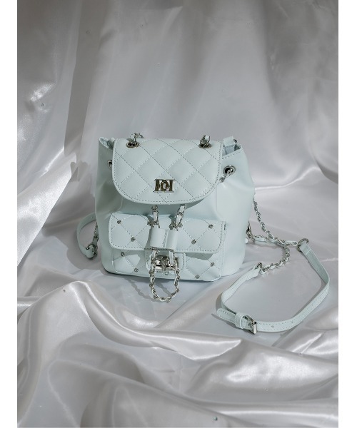 キルティングビジューミニリュック（バックパック/リュック）｜Darich