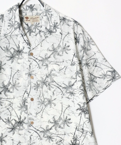 セール】レーヨン オープンカラー アロハシャツ/総柄シャツ/レディース