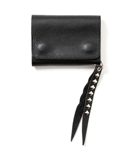 CALEE（キャリー）の「CALEE/キャリー PLANE LEATHER FLAP HALF WALLET