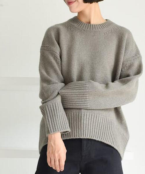 GALERIE VIE（ギャルリー ヴィー）の「ファインウール クルーネック