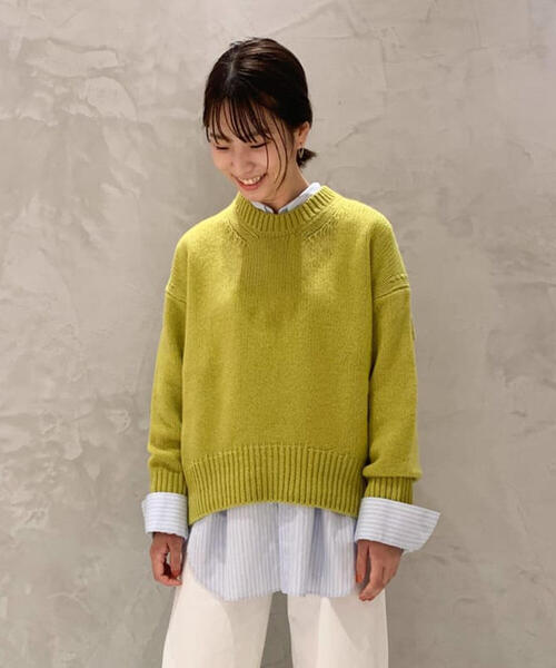 GALERIE VIE（ギャルリー ヴィー）の「ファインウール クルーネック