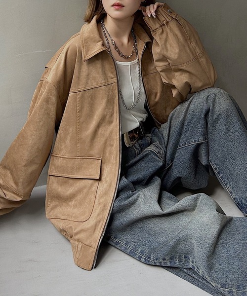 セール】WZIPヴィンテージレザーブルゾン【スエードorレザー2タイプ