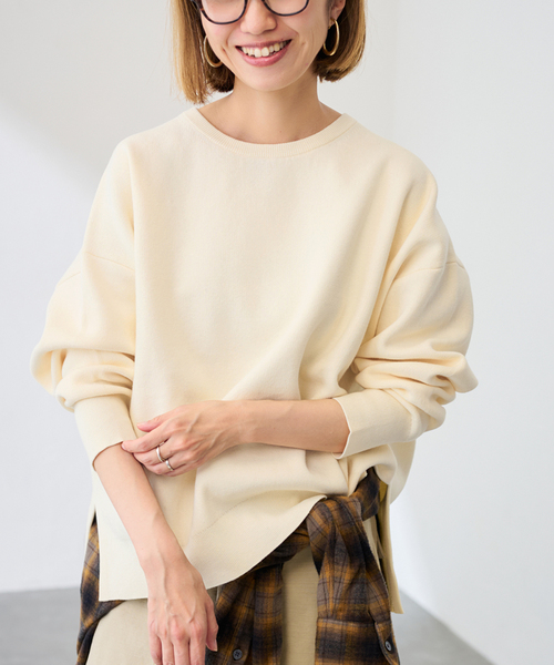 セール】≪追加≫ダブルジャガードプルオーバー（ニット/セーター