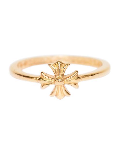 ブランド古着】22k CHプラスクロスバブルガムピンキーリング（リング