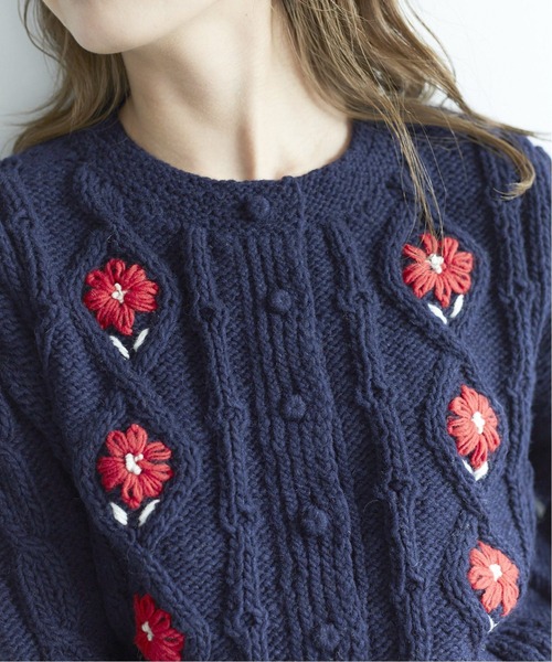 SLOBE IENA（スローブイエナ）の「【LOQUI】SLOBE別注 フラワー刺繍