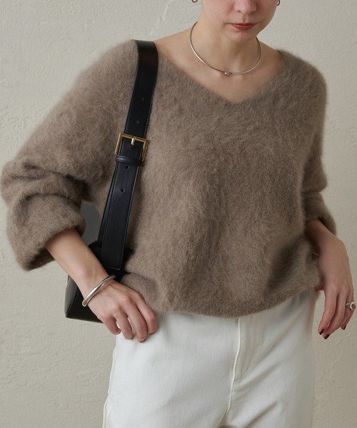LOUNGEDRESS（ラウンジドレス）の「FURカシミヤVニット（ニット