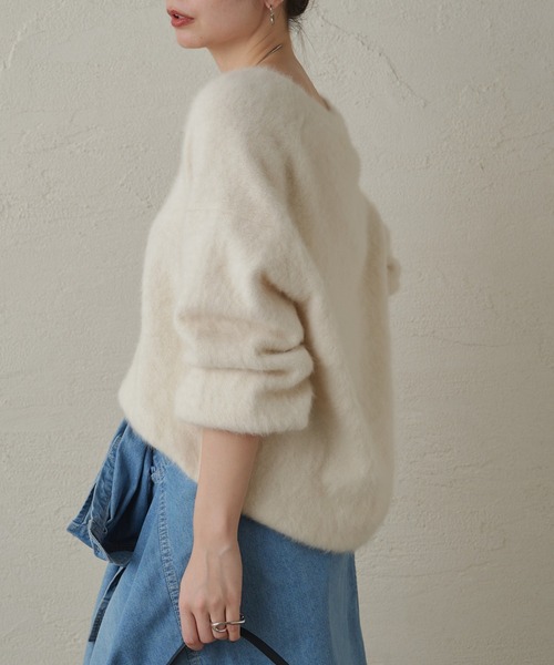LOUNGEDRESS（ラウンジドレス）の「FURカシミヤVニット（ニット