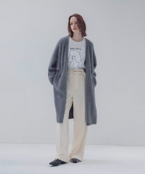 DRESSLAVE（ドレスレイブ）の「fox cashmere long cardigan(フォックス