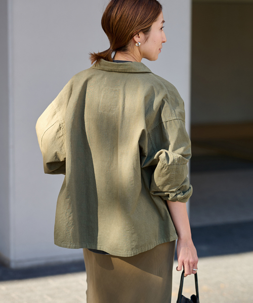 FRAMeWORK（フレームワーク）の「【TOP KHAKI/トップカーキ】BDU SHIRT