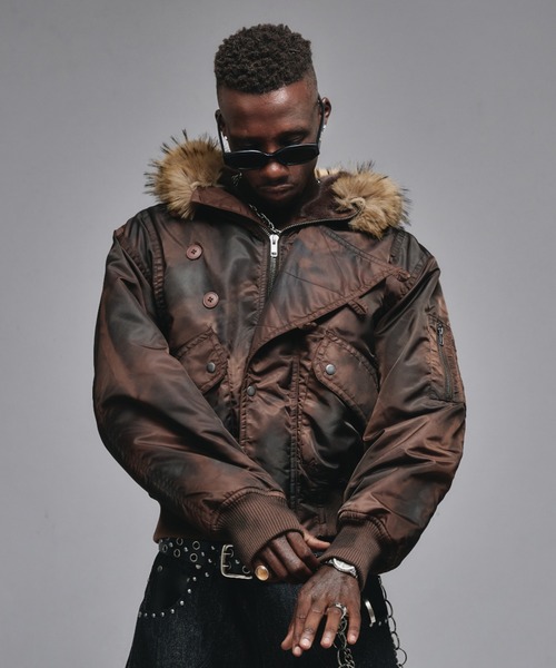 ANDER HUNK（アンダーハンク）の「Faded N2B Flight Jacket / フェード