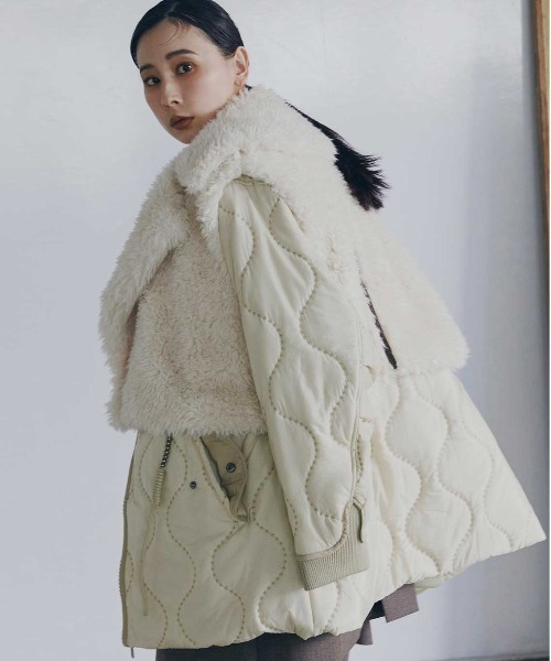 BOA VEST SET QUILTING COAT（その他アウター）｜Ameri（アメリ）の