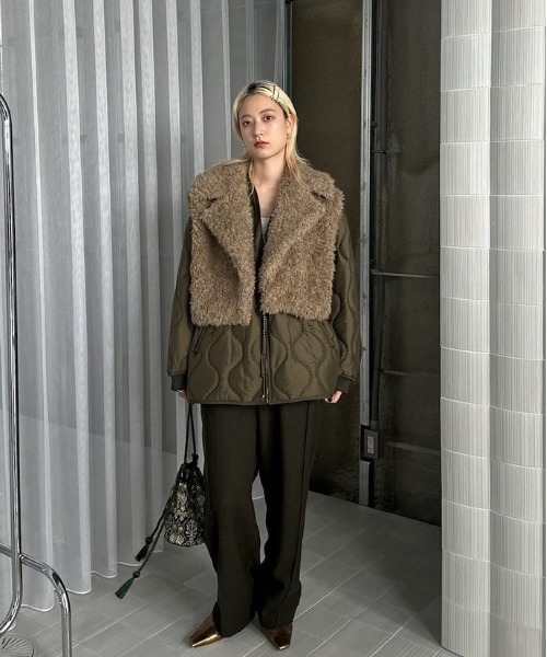 BOA VEST SET QUILTING COAT（その他アウター）｜Ameri（アメリ）の