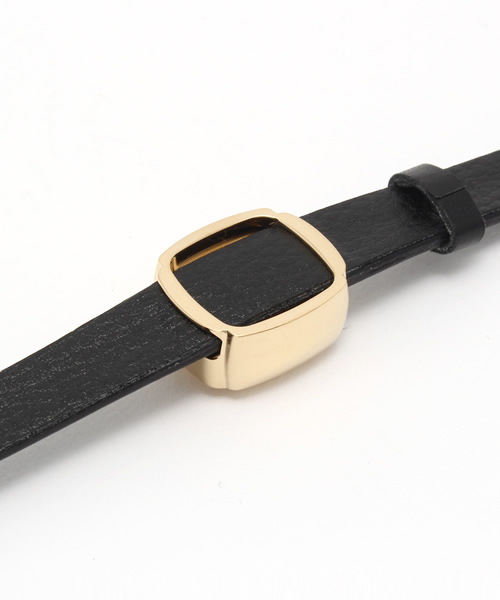 agete（アガット）の「カメレオンウォッチ革ベルト 【AGETE41YG時計