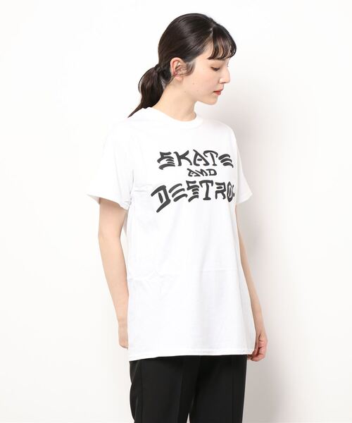 THRASHER/スラッシャー】SKATE AND DESTROY TEE(UN)（Tシャツ
