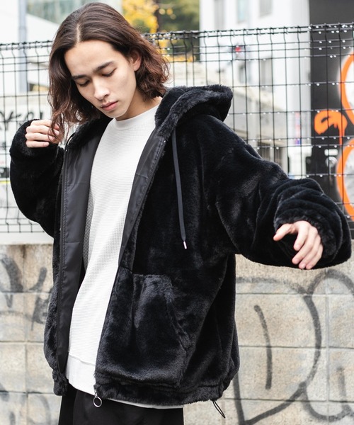 WEGO（ウィゴー）の「WEGO/【一部店限定】フェイクファーZIPパーカー