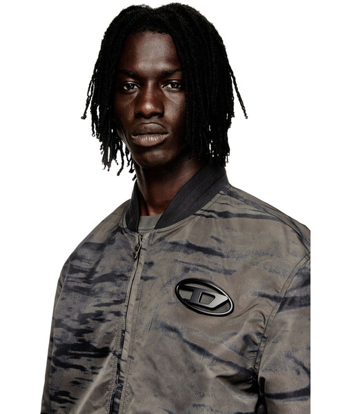 セール】メンズ カモフラージュ ジップアップブルゾン J-KEPES-DLBZ