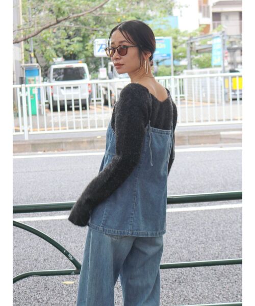 Ungrid（アングリッド）の「デニムデザインキャミ（キャミソール