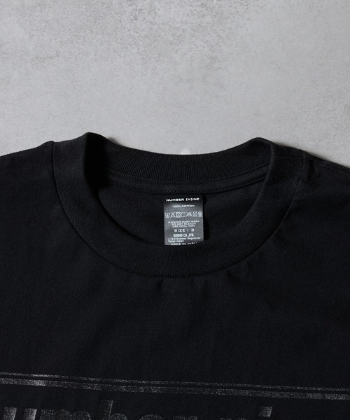 number nine BOX LINE T-SHIRT / ナンバーナインロゴ ボックスライン T